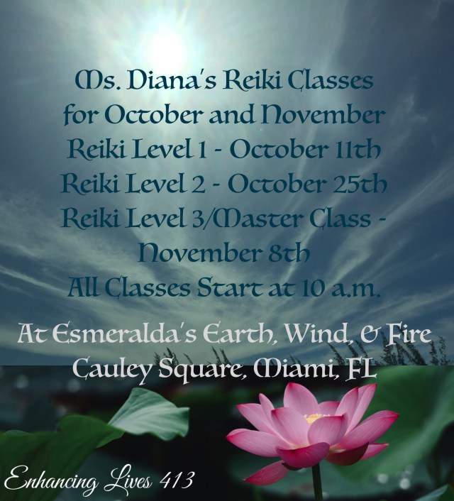 Enhancing Lives 413 Reiki Classes